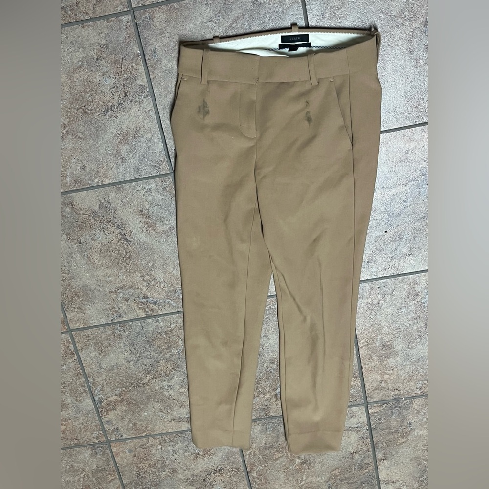 J. Crew Women's Classic Camel Trousers